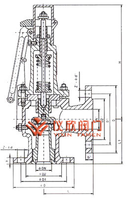 帶扳手彈簧全啟式安全閥