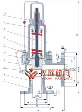 彈簧微啟封閉式安全閥