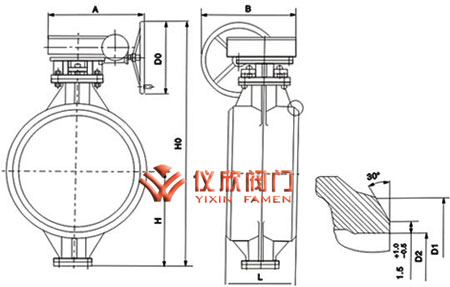 硬密封對焊蝶閥