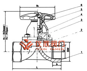 G11W內(nèi)螺紋隔膜閥