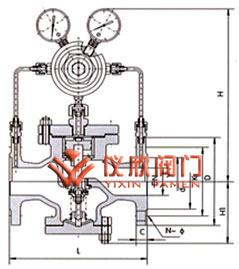 先導活塞式氣體減壓閥