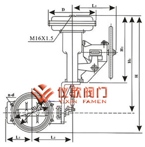 氣動(dòng)薄膜調(diào)節(jié)蝶閥