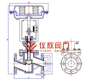 氣動薄膜襯四氟調(diào)節(jié)閥