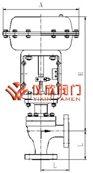 氣動高壓角型調節(jié)閥